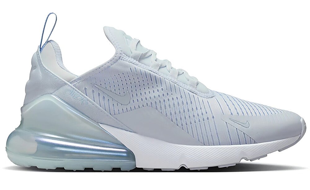 Nike Air Max 270 Grey/Blue Sneakers Brand New No Box - Picture 8 of 8